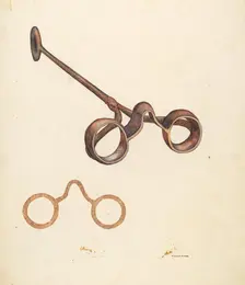 Branding Iron, c. 1942. Creator: Elizabeth Johnson