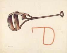Branding Iron, c. 1942. Creator: Elizabeth Johnson