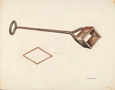 Branding Iron, c. 1942. Creator: Elizabeth Johnson