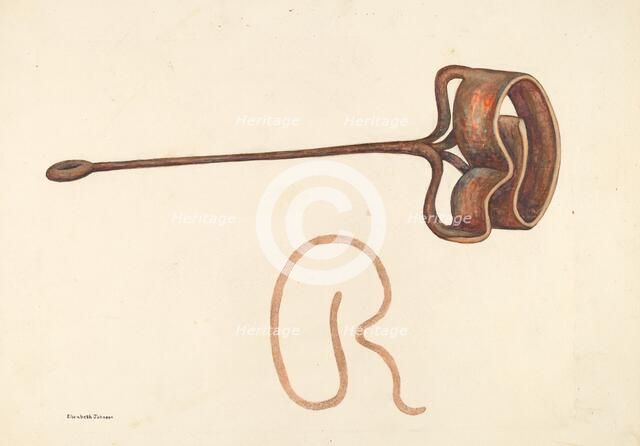 Branding Iron, c. 1942. Creator: Elizabeth Johnson.