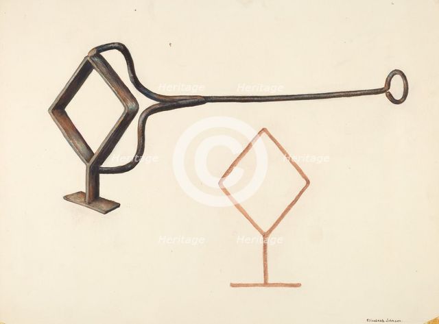 Branding Iron, c. 1942. Creator: Elizabeth Johnson.