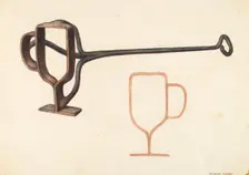 Branding Iron, c. 1942. Creator: Elizabeth Johnson