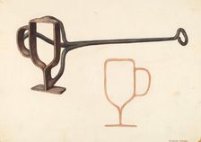 Branding Iron, c. 1942. Creator: Elizabeth Johnson