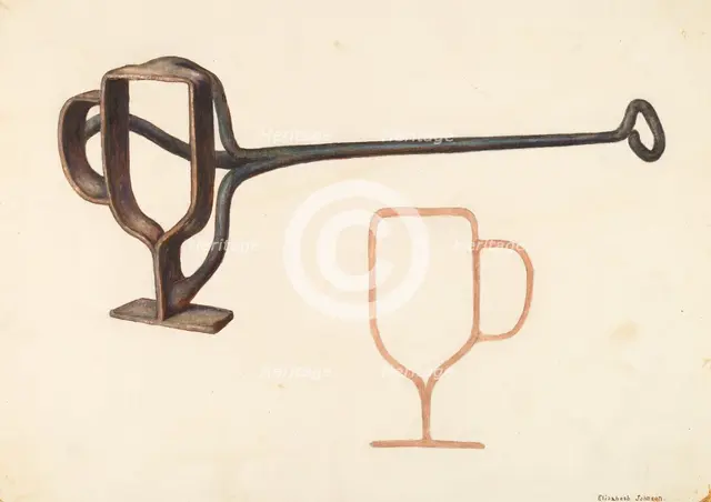 Branding Iron, c. 1942. Creator: Elizabeth Johnson.