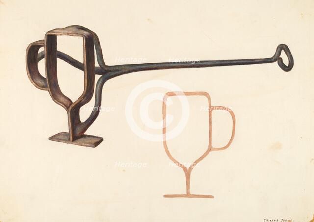Branding Iron, c. 1942. Creator: Elizabeth Johnson.