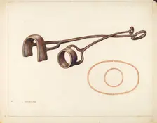 Branding Iron, c. 1942. Creator: Elizabeth Johnson