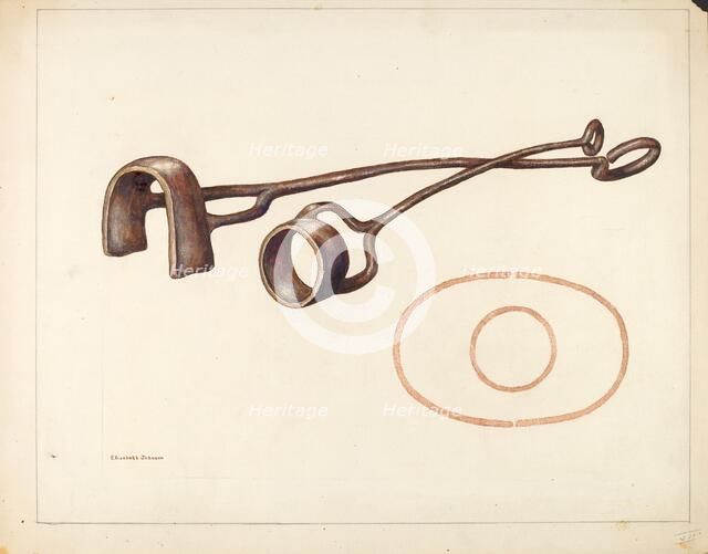 Branding Iron, c. 1942. Creator: Elizabeth Johnson.