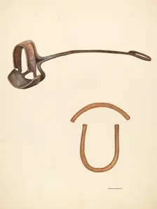 Branding Iron, c. 1942. Creator: Elizabeth Johnson