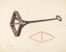 Branding Iron, c. 1942. Creator: Elizabeth Johnson