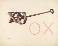 Branding Iron, c. 1942. Creator: Elizabeth Johnson