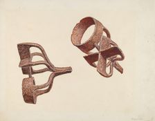 Branding Iron, c. 1942. Creator: Eugene Upton