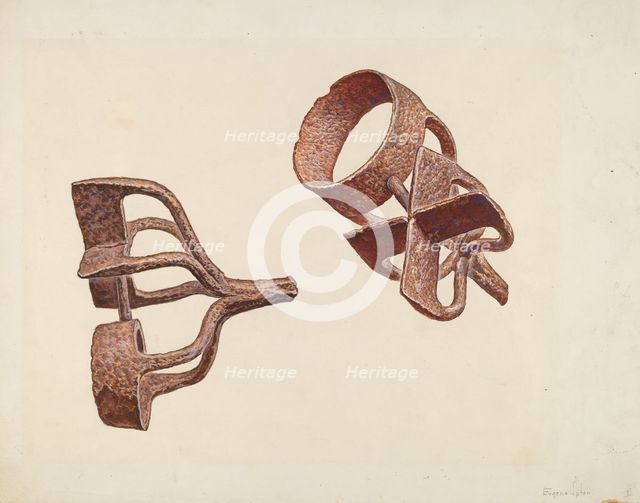 Branding Iron, c. 1942. Creator: Eugene Upton.