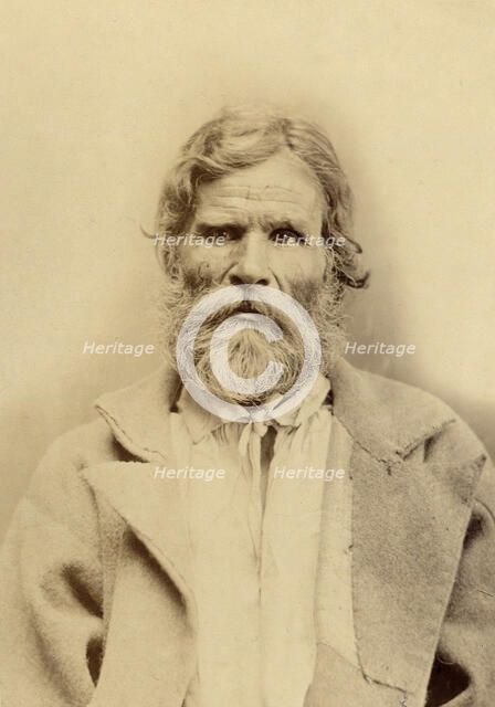 Branding on the Cheeks and Back of Hard Labor Convicts and on the Arms of a Vagrant, 1891. Creator: Aleksei Kuznetsov.