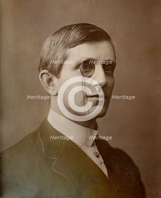 Brandon Thomas, British actor, playwright and song writer, 1887. Artist: Ernest Barraud