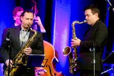 Brandon Allen and Alex Garnett, Ropetackle Arts Centre, Shoreham, West Sussex, Jan 2016. Artist: Brian O'Connor