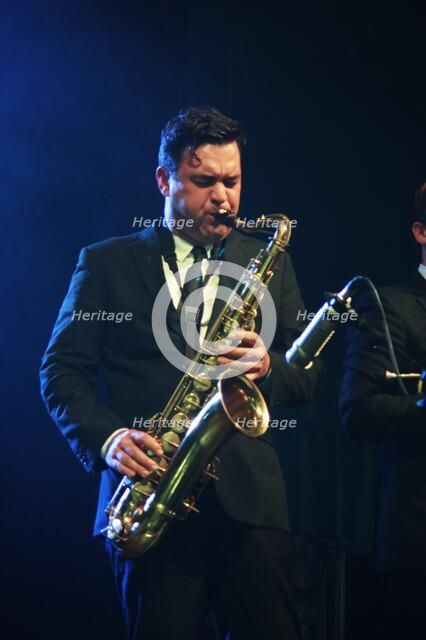 Brandon Allen, Love Supreme Jazz Festival, Glynde Place, East Sussex, 2014. Artist: Brian O'Connor.