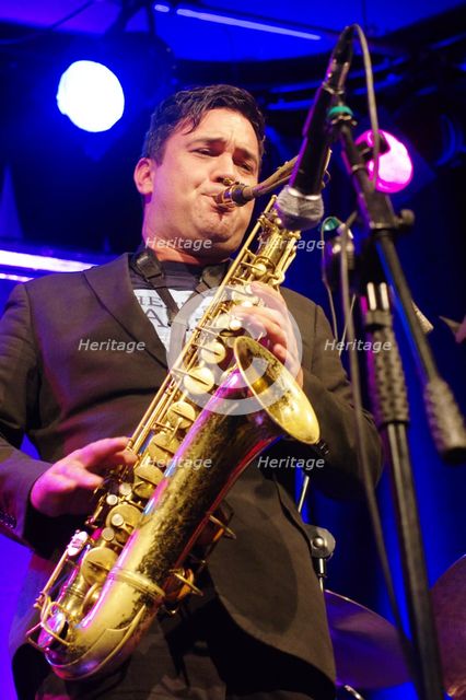 Brandon Allen, Ropetackle Arts Centre, Shoreham, West Sussex, Jan 2016. Artist: Brian O'Connor.