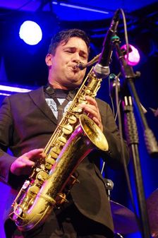 Brandon Allen, Ropetackle Arts Centre, Shoreham, West Sussex, Jan 2016. Artist: Brian O'Connor