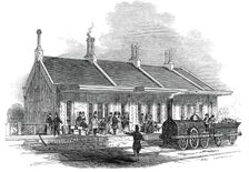 Brandon Station, 1845. Creator: Unknown