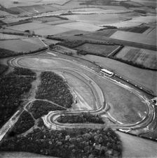 Brands Hatch motor racing circuit, West Kingsdown, Kent, 1955. Artist: Aerofilms