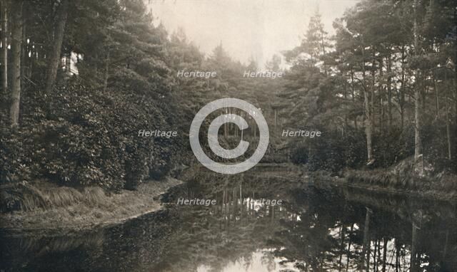 'Branksome Chine and Lake', c1910. Artist: Unknown.