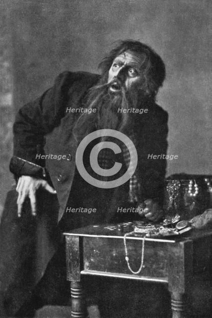 Bransby Williams (1870-1961), actor, 1911-1912.Artist: Reinhold Thiele