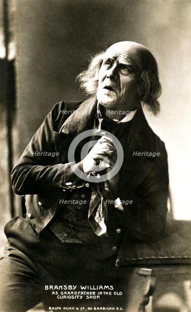 Bransby Williams (1870-1961), British actor, early 20th century.Artist: Ralph Dunn & Co.