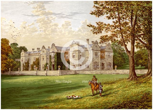Brantingham Thorpe, Yorkshire, home of the Sykes family, c1880. Artist: Unknown