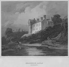 Branxholm Castle, Roxburghshire 1814. Artist: John Greig