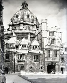 Brasenose College and Radcliffe Camera, Oxford, c1955. Creator: Arthur Charles Kirby Ware