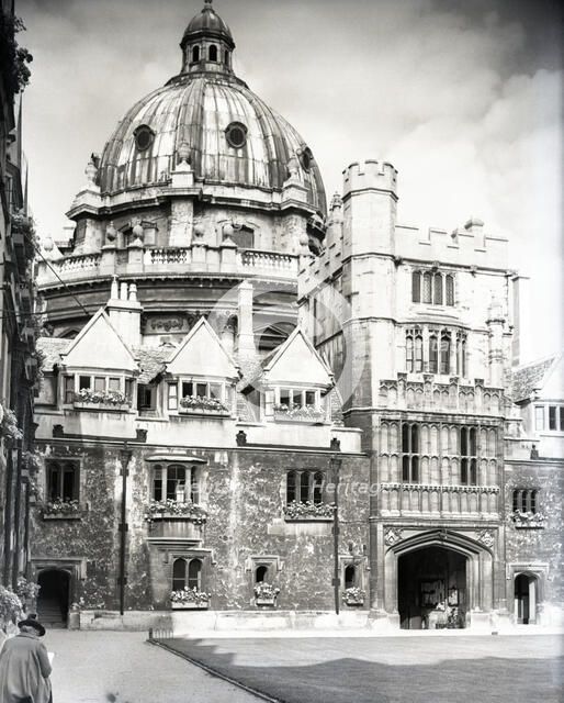 Brasenose College and Radcliffe Camera, Oxford, c1955. Creator: Arthur Charles Kirby Ware.