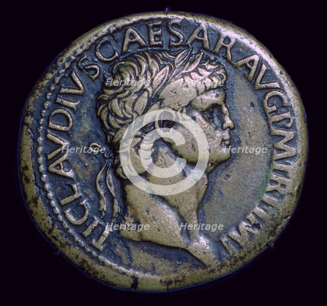 Brass Sestertius of Claudius, 1st century. Artist: Unknown