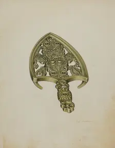 Brass Trivet, c. 1941. Creator: Edward Bashaw