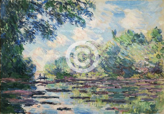 Bras de Seine à Giverny (Branch of the Seine near Giverny), 1885. Creator: Claude Monet.