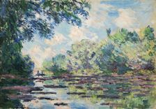 Bras de Seine à Giverny (Branch of the Seine near Giverny), 1885. Creator: Claude Monet