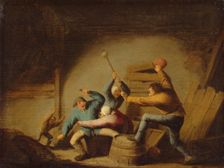 Brawl, 1637. Creator: Adriaen van Ostade