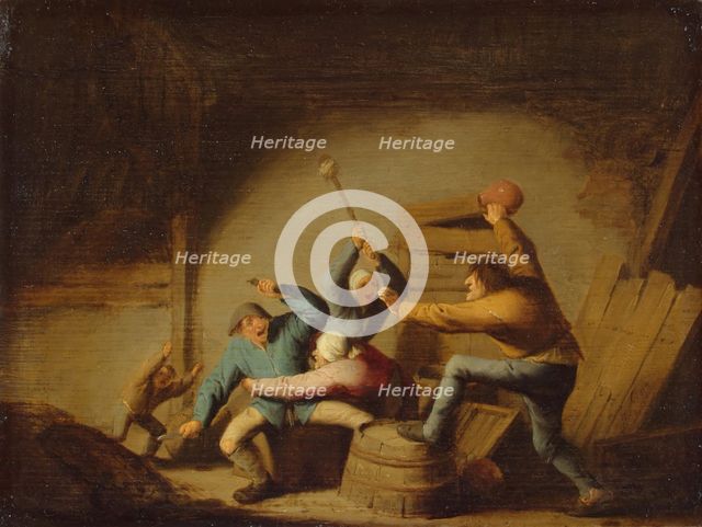 Brawl, 1637. Creator: Adriaen van Ostade.