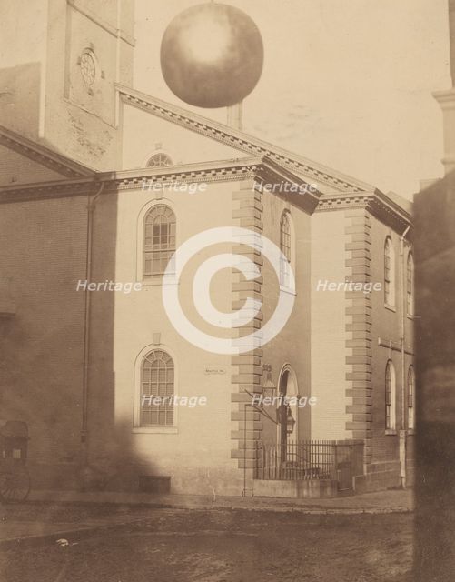 Brattle Square Church, 1850s. Creator: Josiah Johnson Hawes.