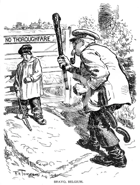 'Bravo, Belgium', 1914, (1920). Artist: FH Townsend