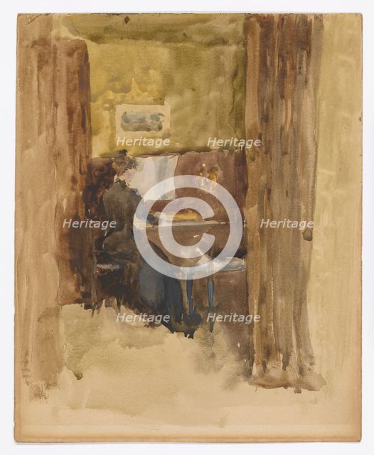 Bravura in Brown, 1883-1884. Creator: James Abbott McNeill Whistler.