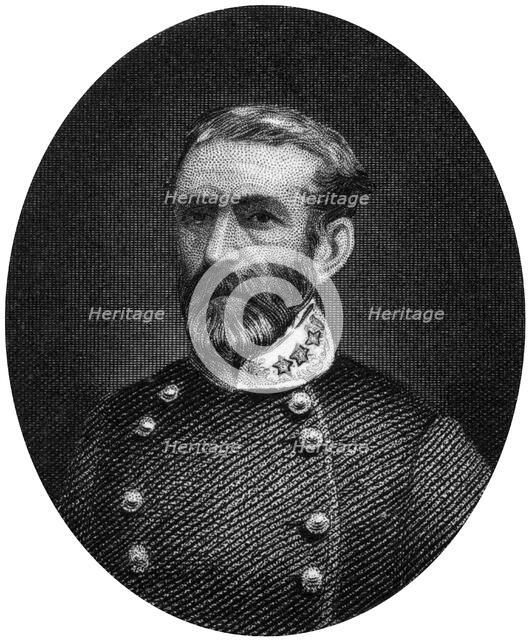 Braxton Bragg, Confederate general, 1862-1867.Artist: J Rogers
