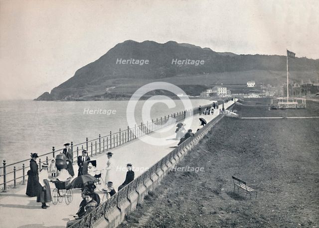 'Bray - The Promenade and Bray Head', 1895. Artist: Unknown.