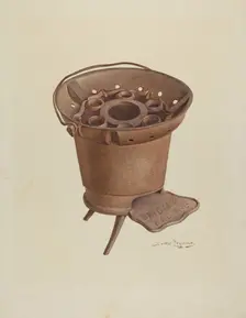 Brazier, c. 1939. Creator: Sarkis Erganian