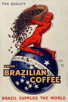 Brazilian coffee , 1931. Creator: D'Ylen, Jean (1886-1938)