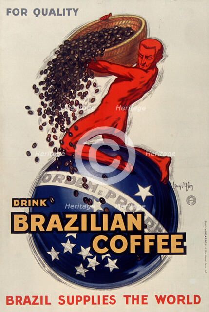 Brazilian coffee , 1931. Creator: D'Ylen, Jean (1886-1938).