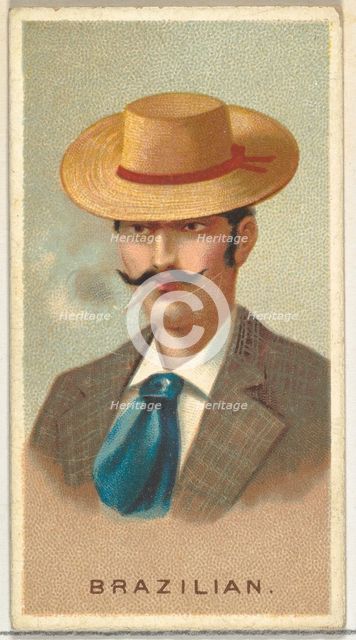 Brazilian, from World's Smokers series (N33) for Allen & Ginter Cigarettes, 1888. Creator: Allen & Ginter.
