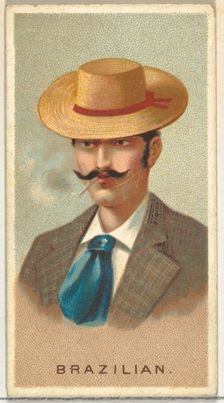 Brazilian, from World's Smokers series (N33) for Allen & Ginter Cigarettes, 1888. Creator: Allen & Ginter
