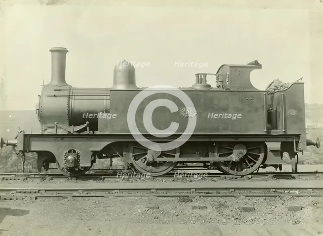 Brecon & Merthyr Railway locomotive, c1917. Creator: Unknown.