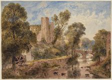 Brecon Castle, c1830-1850. Creator: Joseph Murray Ince