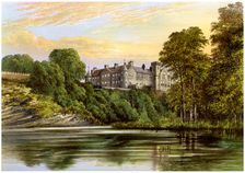 Brechin Castle, Brechin, Angus, Scotland, home of the Earl of Dalhousie, c1880